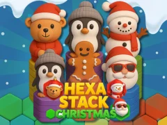 Mchezo Hexa Stack Krismasi online