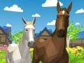 Mchezo Simu Ya Wanyama wa Familia ya Farasi 3D online