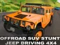Mchezo Kuendesha SUV Stunt Jeep Offroad 4x4 online Mchezo Kuendesha SUV Stunt Jeep Offroad 4x4 online
