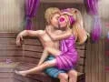 Mchezo Super Doll Sauna Flirting online