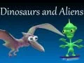 Mchezo Dinosauri na Wageni online