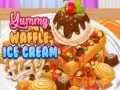 Mchezo Ice Cream ya Yummy Waffle online