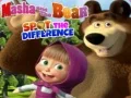 Mchezo Masha na Bear: Pata tofauti online