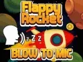 Mchezo Flappy Raket Iwepe Pumzi online