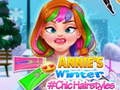 Mchezo Annie's Winter Chic Hairstyles online Mchezo Annie's Winter Chic Hairstyles online