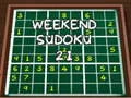 Mchezo Sudoku ya Mwishoni mwa Juma 21 online Mchezo Sudoku ya Mwishoni mwa Juma 21 online