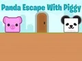 Mchezo Panda kukimbia na ng'ombe online