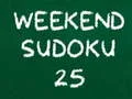 Mchezo Sudoku ya Mwisho wa Juma 25 online Mchezo Sudoku ya Mwisho wa Juma 25 online