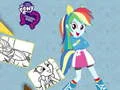 Mchezo Kitabu cha Kuchora cha Equestria Girls online Mchezo Kitabu cha Kuchora cha Equestria Girls online