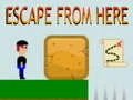Mchezo Kutoroka hapa online Mchezo Kutoroka hapa online