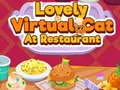 Mchezo Paka wa Virtual Mrembo Katika Mgahawa online