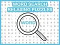 Mchezo Utafutaji wa Maneno: Puzzles za Kupumzika online Mchezo Utafutaji wa Maneno: Puzzles za Kupumzika online