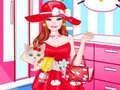 Mchezo Barbie na paka online
