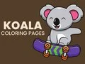 Mchezo Kurasa za kupaka koala online