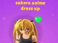 Mchezo Sakora: Kuvaa Anime online