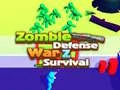 Mchezo Ulinzi wa Zombie: Kuishi Vita Z online