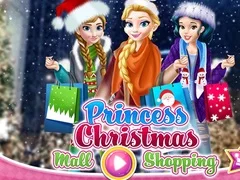 Mchezo Ununuzi wa Krismasi wa Princess katika Kituo online Mchezo Ununuzi wa Krismasi wa Princess katika Kituo online