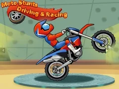 Mchezo Moto Stunts Kuendesha na Mbio online