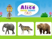 Mchezo Ulimwengu wa Sauti za Wanyama wa Alice online