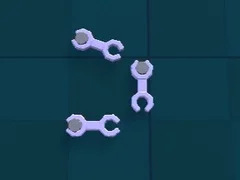 Mchezo Puzzle Funguo, Nuts, na Bolts online