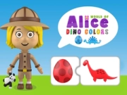 Mchezo Ulimwengu wa Rangi za Dino wa Alice online Mchezo Ulimwengu wa Rangi za Dino wa Alice online