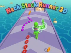 Mchezo Neck Stack Runner 3D online