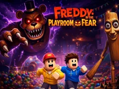 Mchezo Freddy kwenye Playroom of Hofu online