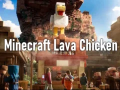 Mchezo Minecraft Lava Kuku online