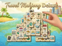 Mchezo Kusafiri Mahjong Deluxe online