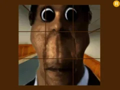 Mchezo Obunga Nextbots sliding puzzle online