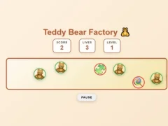 Mchezo Kiwanda cha Teddy Bear online