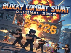 Mchezo Blocky Combat Swat Awali 2026 online