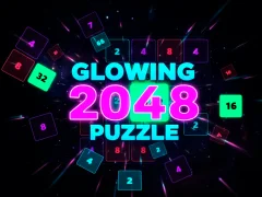 Mchezo Inang'aa 2048 Puzzle online