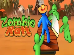 Mchezo Zombie raft online