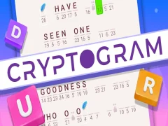 Mchezo Cryptogram: neno la ubongo wa neno online