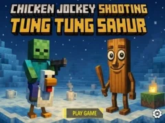 Mchezo Kuku Jockey Risasi Tung Tung Sahur online Mchezo Kuku Jockey Risasi Tung Tung Sahur online