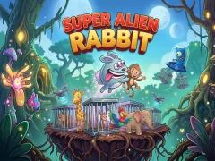 Mchezo Super Alien Rabbit online