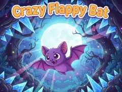 Mchezo Crazy Flappy Bat online