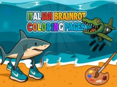 Mchezo Kurasa za kuchorea za Brainrot za Italia online