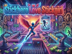 Mchezo Stickhero Upendo Stickgirl online