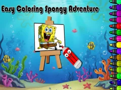 Mchezo Rahisi Coloring Spongy Adventure online