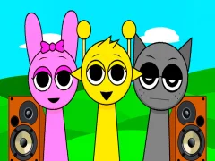 Mchezo Sprunki Monster Music Beats online