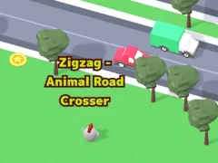 Mchezo Barabara ya Wanyama ya Zigzag online