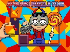 Mchezo Sprunki Puzzle Time online