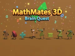 Mchezo MathMates 3D: Jaribio la Ubongo online