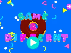 Mchezo Sawa na tofauti donut online
