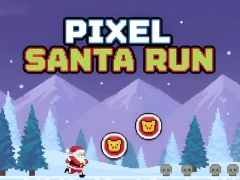 Mchezo Pixel Santa Run online