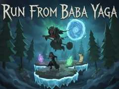 Mchezo Kukimbia kutoka Baba Yaga online