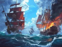 Mchezo Meli za Pirate: Jenga na upigane online Mchezo Meli za Pirate: Jenga na upigane online