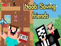 Mchezo Noob: Kuokoa marafiki online